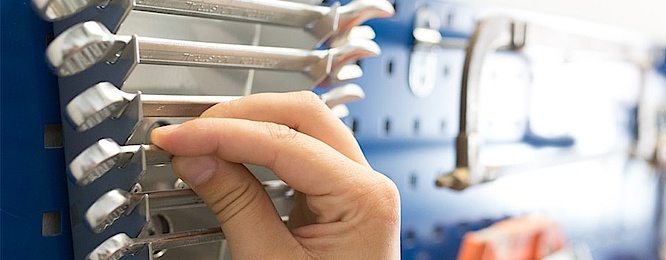 Werkstatt bei EMS-Götz Elektro-Multimedia-Service in Berching