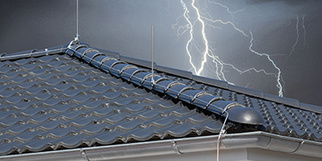 Äußerer Blitzschutz bei EMS-Götz Elektro-Multimedia-Service in Berching